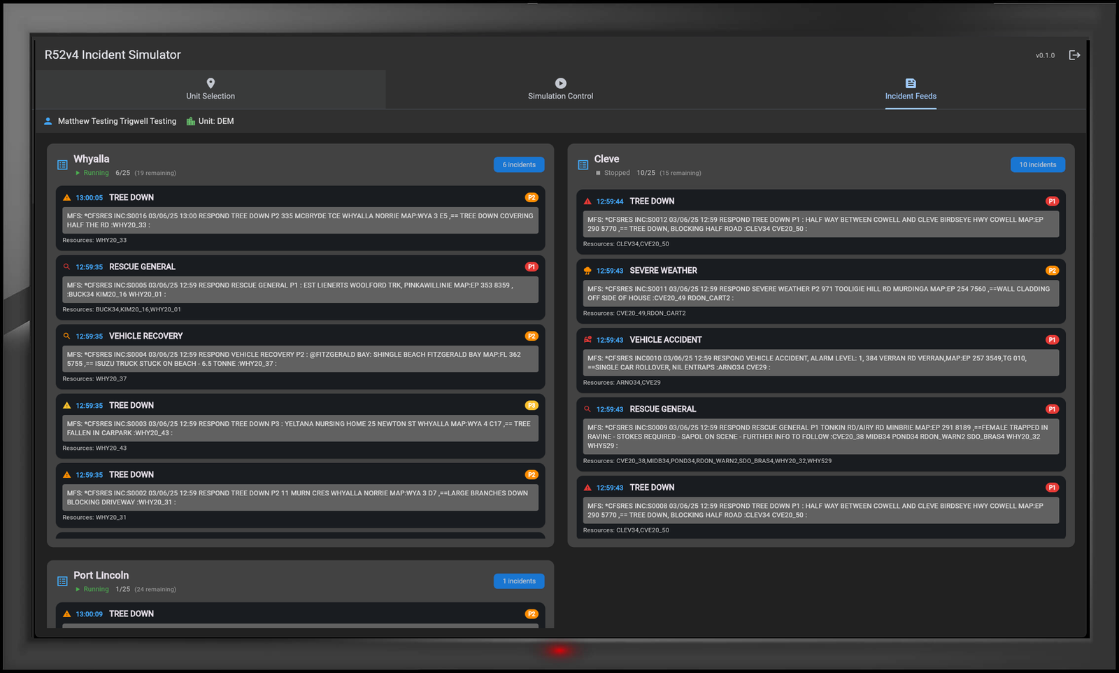 Incident Simulator Screenshot 1